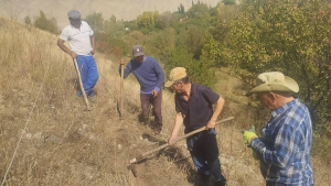 Кырк-Казык айылына таза суу түтүгү тартылууда